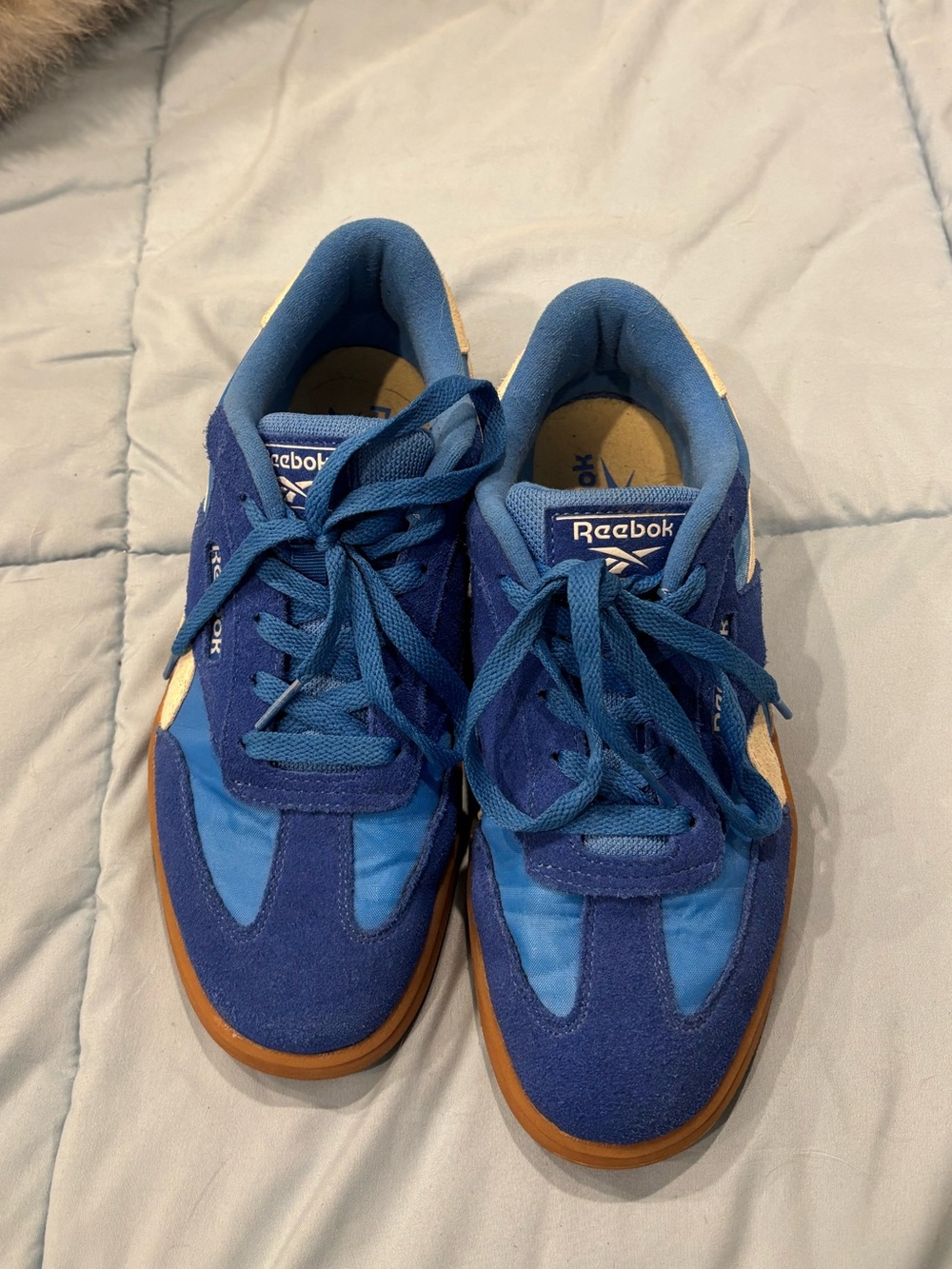 Blue Reeboks!